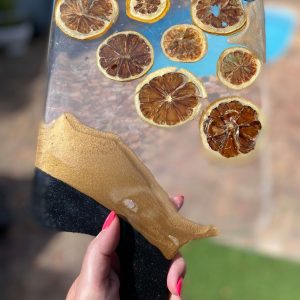 Citrus Elegance Lemon Serving Board